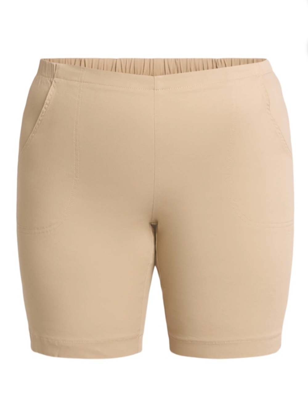 Just My Size Women’s Brownstone 9” Inseam Shorts Size 3X NWOT